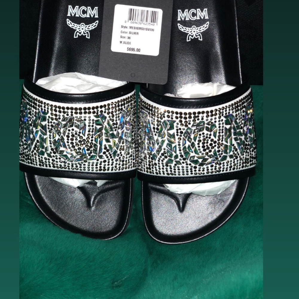 MCM slides Swavorski crystal slide